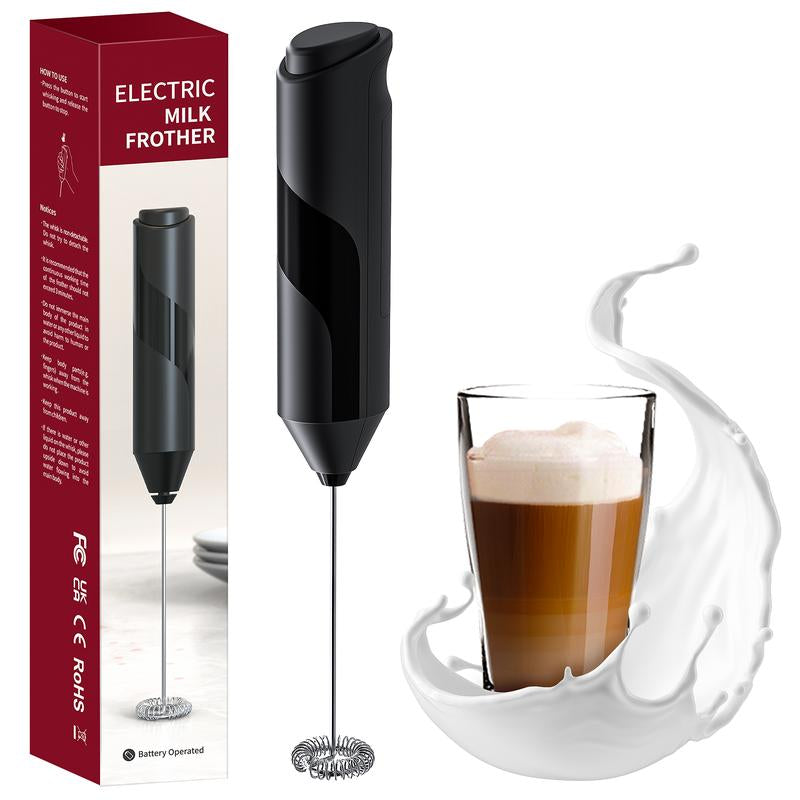 EZBASICS Powerful Milk Frother Handheld Foam Maker for Latte, Coffee