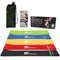 XPRT Natural Latex Resistance Bands,Pack of 5 Different Levels Elastic Band for Home Gym Exercise Workout,Great Fitness Equipment for Training, Yoga,Butt Resistance Bands Gym Accessories